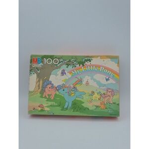 1985 My Little Pony MB Vintage 80s Jigsaw Puzzle 100 Pieces 11" x 16"